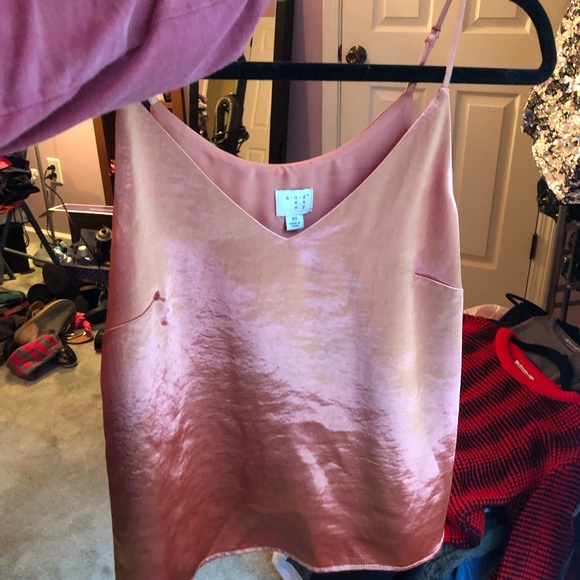 Target Tops - Spaghetti strap metallic shirt
